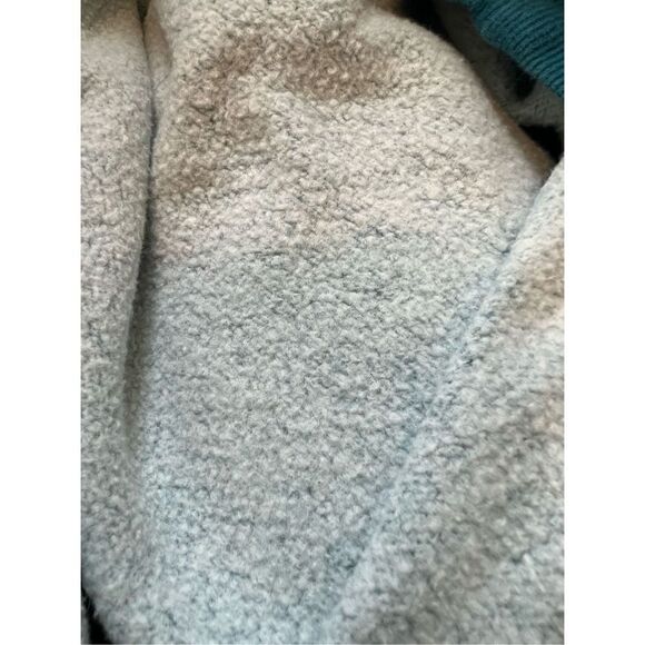 Under Armour Heathered Blue Green Loose Fit Baseline Fleece Hoodie Men's XL - Picture 8 of 8